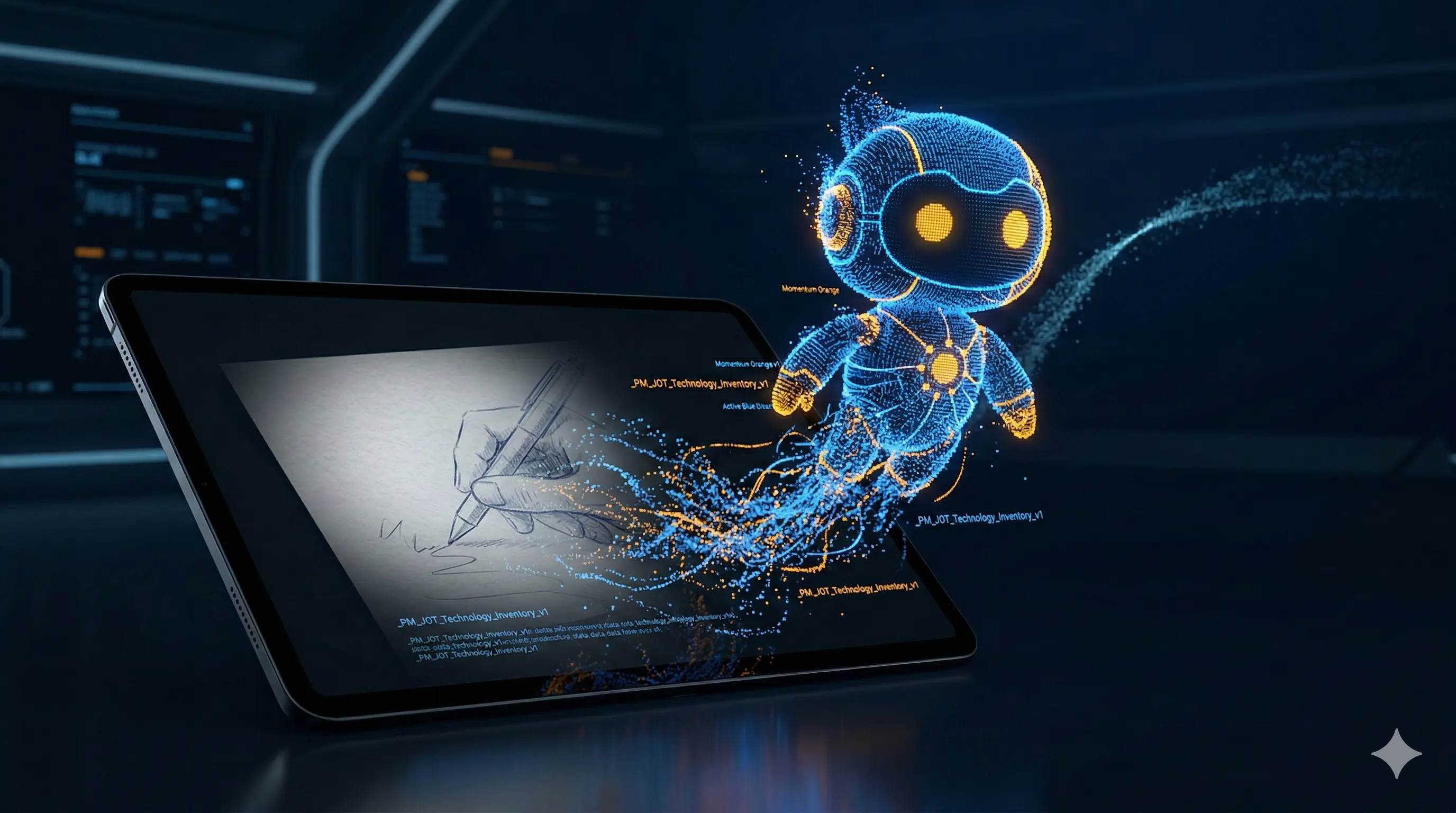 Evolution of characters from sketch to 3D